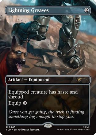 Lightning Greaves (2465) |  (2465) [Secret Lair Drop Series]