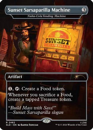 Sunset Sarsaparilla Machine - Nuka-Cola Vending Machine |  (2462) [Secret Lair Drop Series]