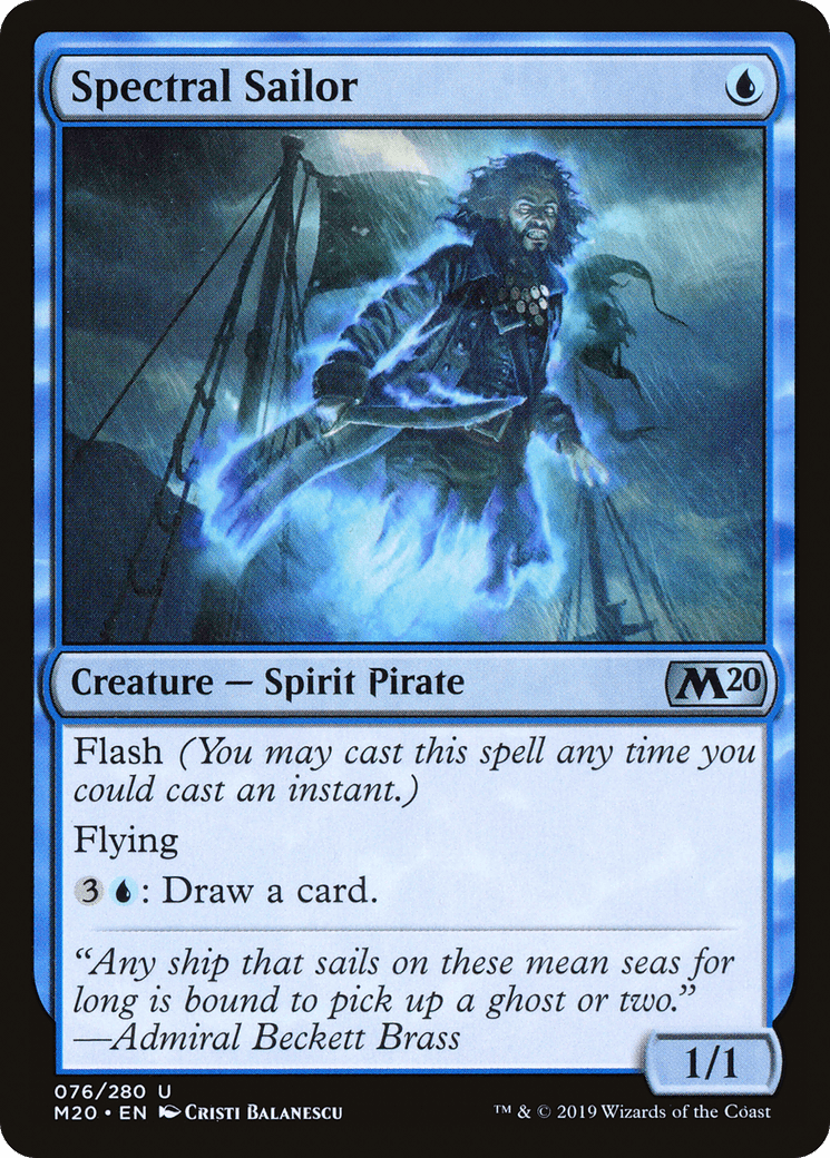 Spectral Sailor [Core Set 2020] Foil