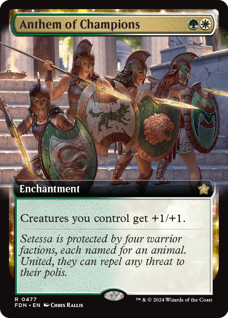 Anthem of Champions (FDN-477) - Foundations: (Extended Art)