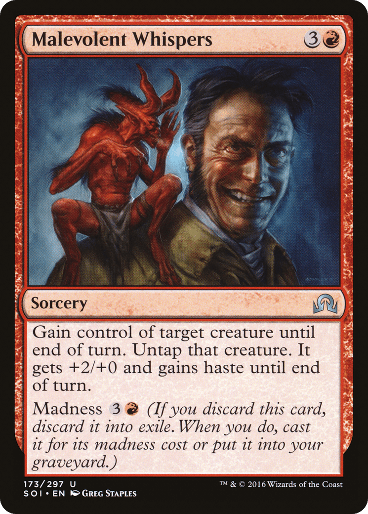 Malevolent Whispers [Shadows over Innistrad] Foil