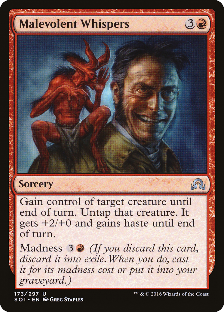 Malevolent Whispers [Shadows over Innistrad] Foil