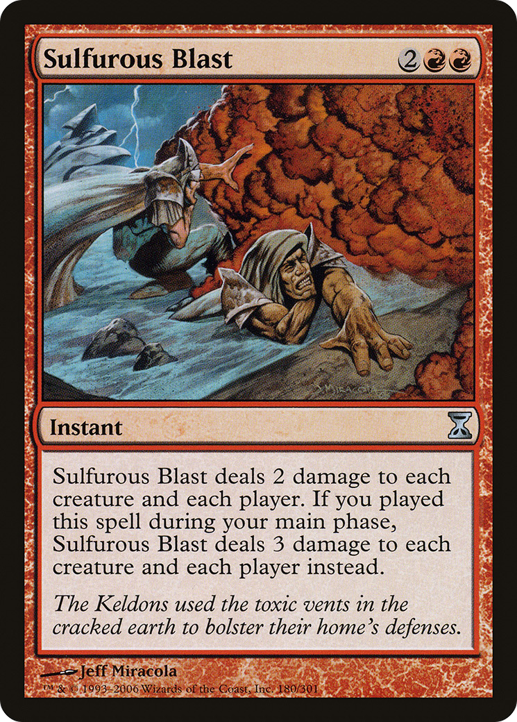 Sulfurous Blast [Time Spiral] Foil