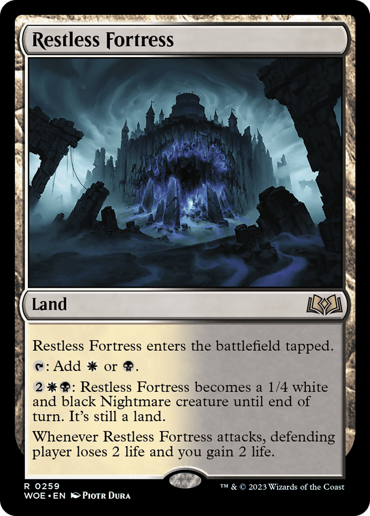 Restless Fortress [Wilds of Eldraine] Foil
