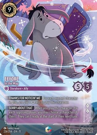 Eeyore - In the Way (Enchanted) | Holofoil (226/204) [Winterspell]