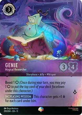 Genie - Magical Researcher (Epic) | Holofoil (210/204) [Winterspell]