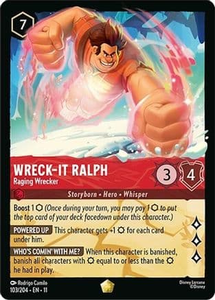 Wreck-It Ralph - Raging Wrecker | Cold Foil (103/204) [Winterspell]