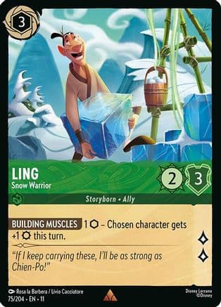 Ling - Snow Warrior |  (75/204) [Winterspell]