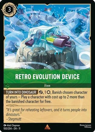 Retro Evolution Device | Cold Foil (100/204) [Winterspell]