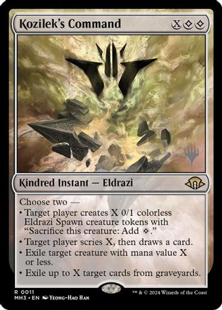 Kozilek's Command |  (011) [Promo Pack: Lorwyn Eclipsed]