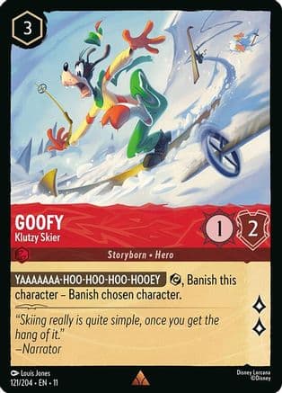 Goofy - Klutzy Skier |  (121/204) [Winterspell]