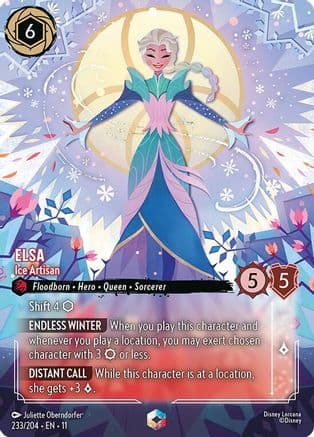 Elsa - Ice Artisan (Enchanted) | Holofoil (233/204) [Winterspell]