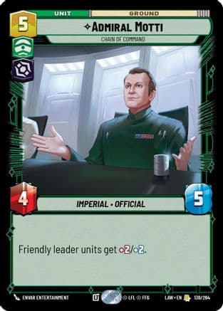 Admiral Motti - Chain of Command |  (139/264)  [A Lawless Time]