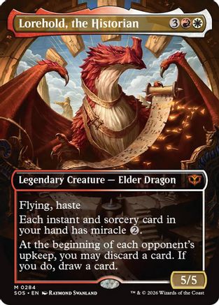 Lorehold, the Historian (Borderless) |  Foil (284) [Secrets of Strixhaven]