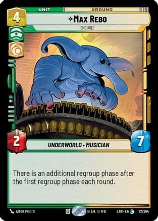Max Rebo - Encore! |  (72/264)  [A Lawless Time]