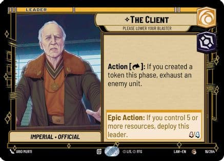 The Client - Please Lower Your Blaster |  (16/264)  [A Lawless Time]