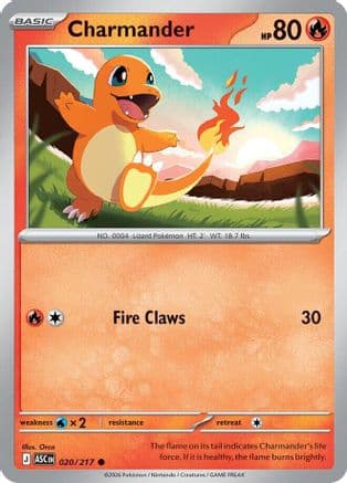 Charmander 020- ME Ascended Heroes