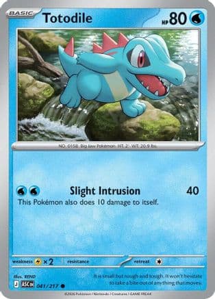 Totodile 041- ME Ascended Heroes