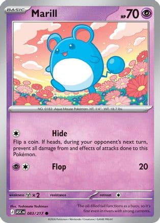 Marill 083/217 - ME Ascended Heroes Reverse Holofoil