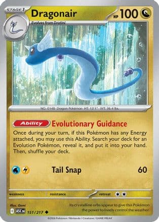 Dragonair 151- ME Ascended Heroes Reverse Holofoil