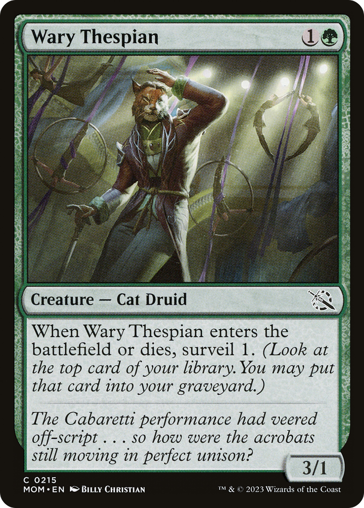 Wary Thespian [March of the Machine] Foil