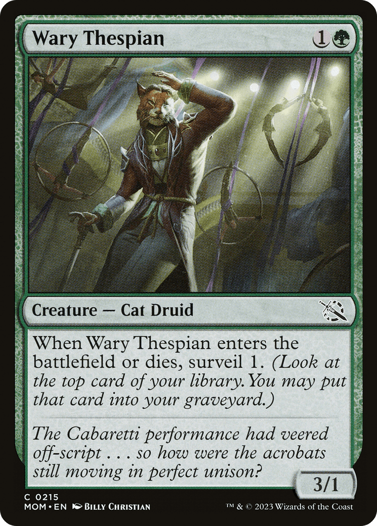 Wary Thespian [March of the Machine] Foil