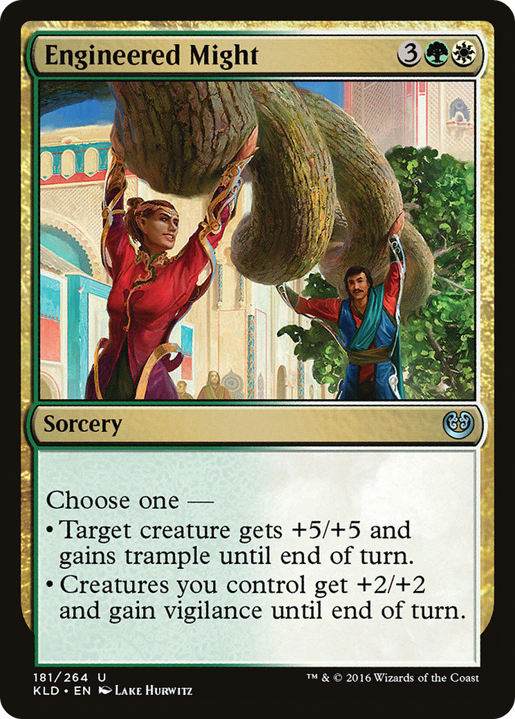 Engineered Might [Kaladesh] Foil