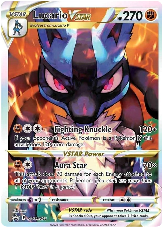Lucario VSTAR SWSH291/307 - SWSH Sword & Shield Promo Cards Holofoil