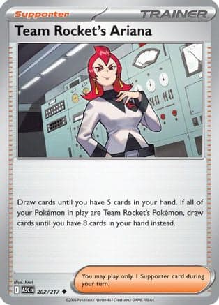 Team Rocket's Ariana 202- ME Ascended Heroes