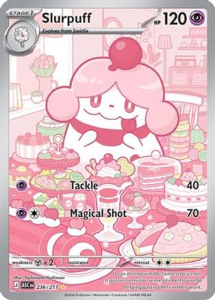 Slurpuff 236/217 - ME Ascended Heroes Holofoil