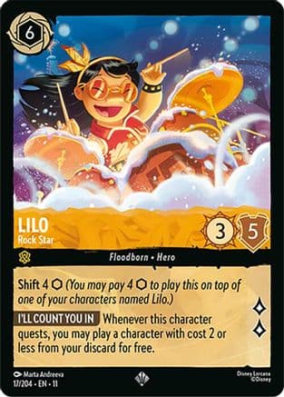 Lilo - Rock Star | Cold Foil (17/204) [Winterspell]