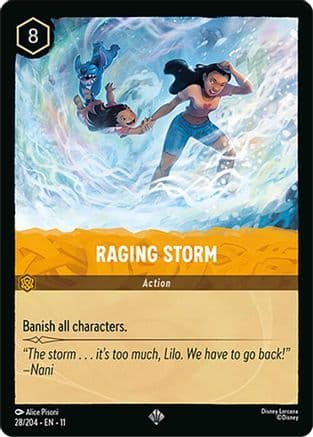 Raging Storm | Cold Foil (28/204) [Winterspell]