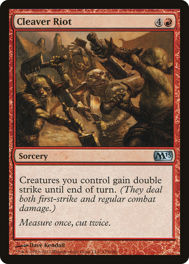 Cleaver Riot [Magic 2013] Foil