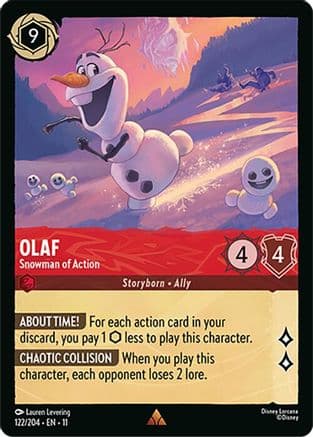 Olaf - Snowman of Action |  (122/204) [Winterspell]
