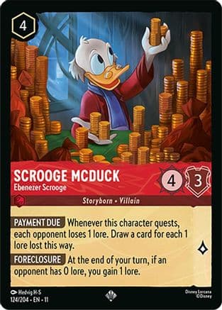 Scrooge McDuck - Ebenezer Scrooge |  (124/204) [Winterspell]