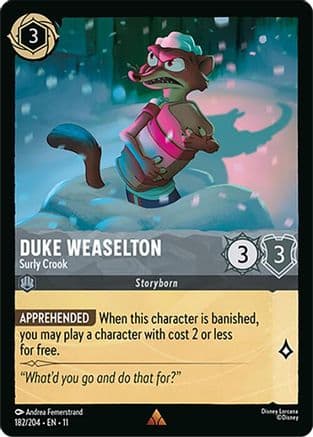 Duke Weaselton - Surly Crook |  (182/204) [Winterspell]