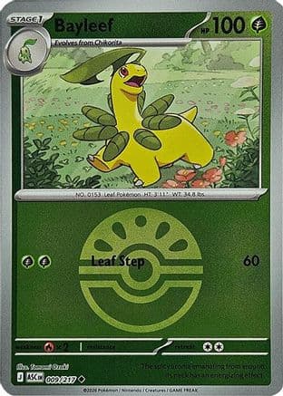 Bayleef (Friend Ball) 009- ME Ascended Heroes Reverse Holofoil