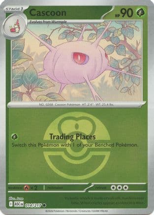 Cascoon (Love Ball) 014- ME Ascended Heroes Reverse Holofoil
