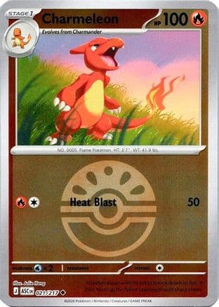 Charmeleon (Friend Ball) 021- ME Ascended Heroes Reverse Holofoil