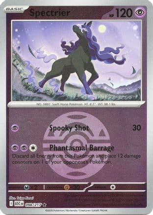 Spectrier (Dusk Ball) 098- ME Ascended Heroes Reverse Holofoil