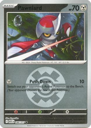 Pawniard (Quick Ball) 146- ME Ascended Heroes Reverse Holofoil