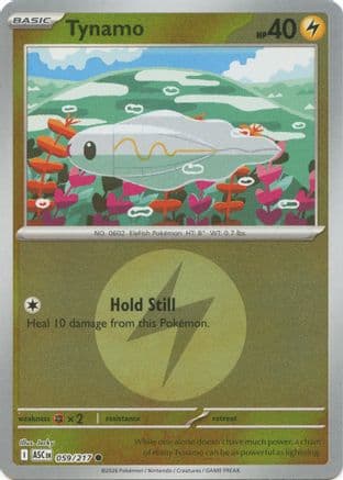 Tynamo (Energy Symbol Pattern) 059- ME Ascended Heroes Reverse Holofoil