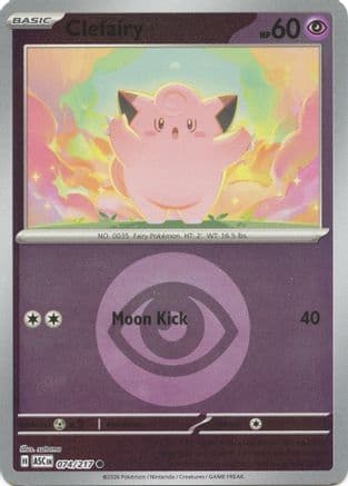 Clefairy (Energy Symbol Pattern) 074- ME Ascended Heroes Reverse Holofoil