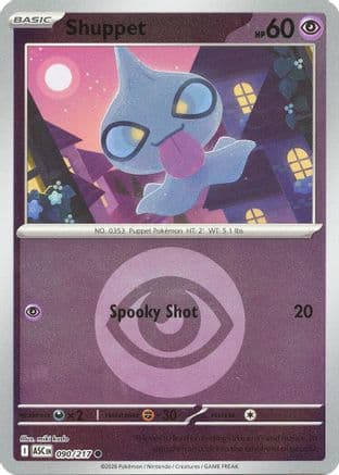 Shuppet (Energy Symbol Pattern) 090- ME Ascended Heroes Reverse Holofoil