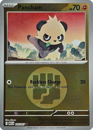 Pancham (Energy Symbol Pattern) 115- ME Ascended Heroes Reverse Holofoil