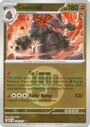 Coalossal (Energy Symbol Pattern) 120- ME Ascended Heroes Reverse Holofoil