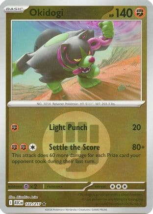 Okidogi (Energy Symbol Pattern) 122- ME Ascended Heroes Reverse Holofoil