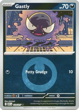 Gastly (Energy Symbol Pattern) 123- ME Ascended Heroes Reverse Holofoil
