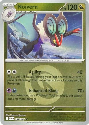 Noivern (Energy Symbol Pattern) 157- ME Ascended Heroes Reverse Holofoil