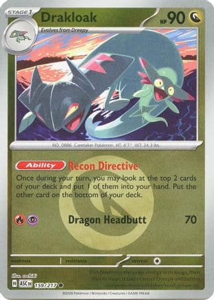 Drakloak (Energy Symbol Pattern) 159/217 - ME Ascended Heroes Reverse Holofoil